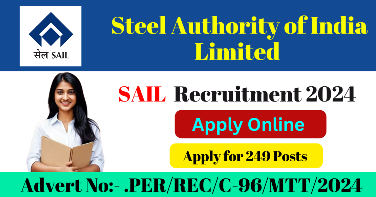 SAIL Recruitment 2024 Apply Online