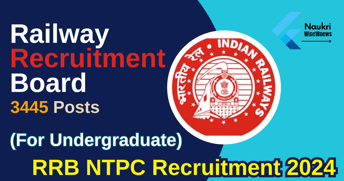  RRB NTPC Recruitment 2024  (Undergraduate Posts)